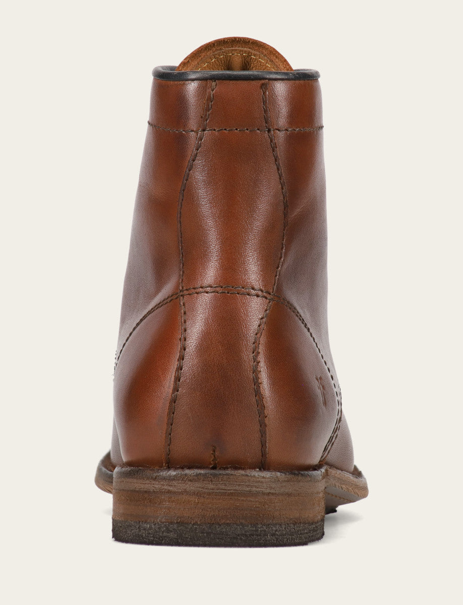Men's Cognac Tyler Flex Lace Up Boots Cognac