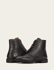 Men's Antiqued Black Tyler Flex Lace Up Boots Antiqued Black