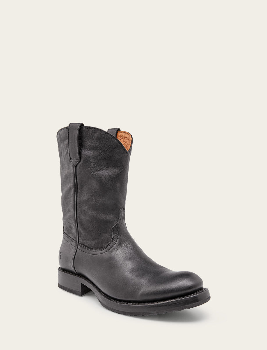 Men's Black Duke Roper Boots Black