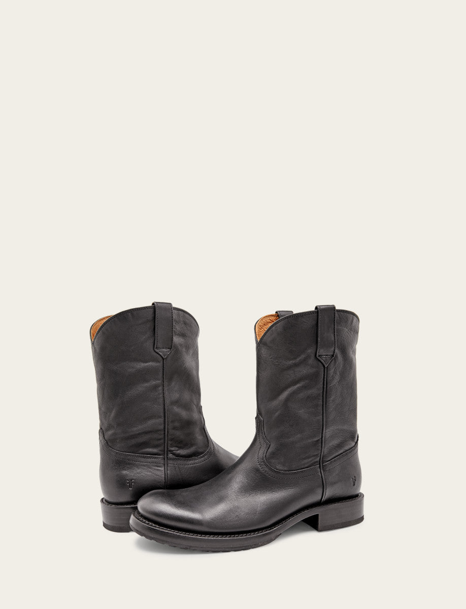 Men's Black Duke Roper Boots Black