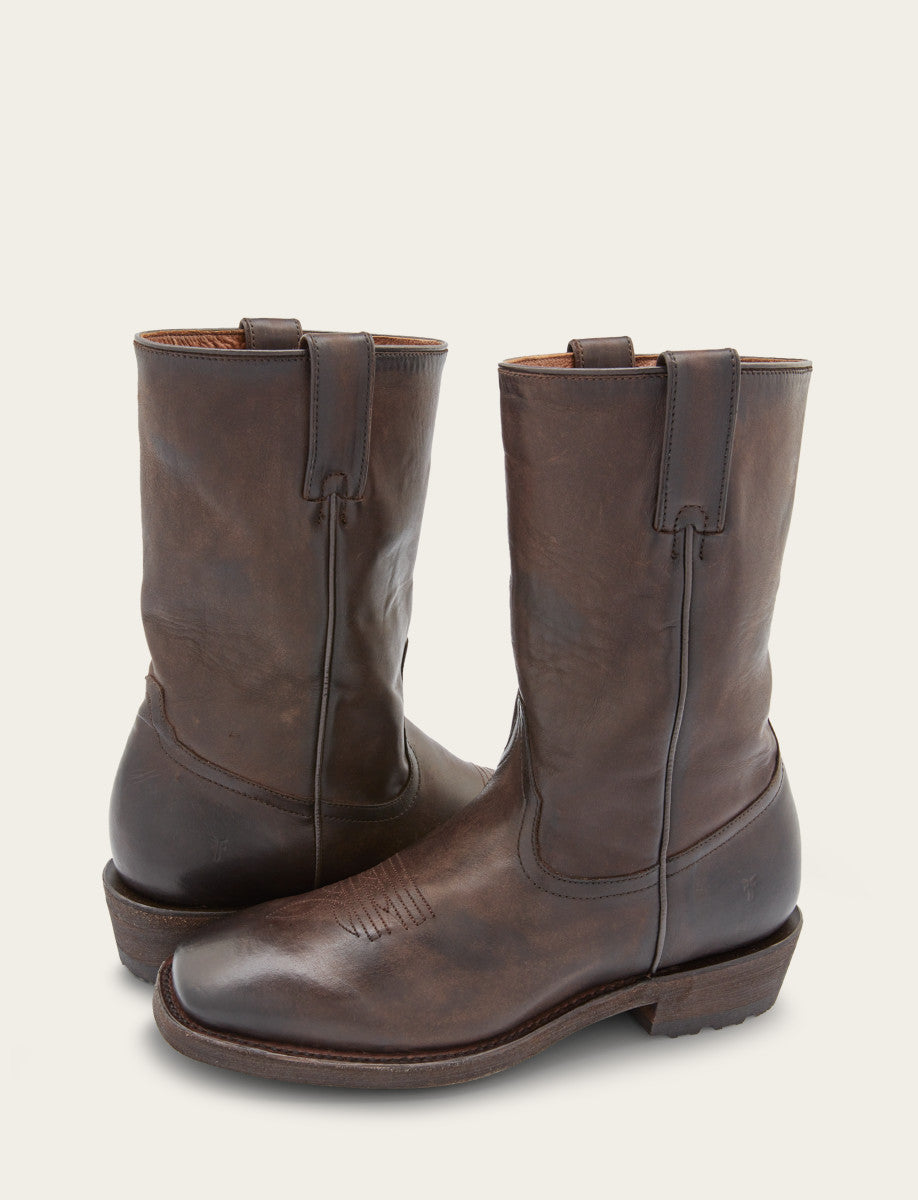 Men's Chocolate Nash Roper Western Boots CHOCOLATE