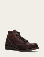 Men's Dark Brown Prison Boots Dark Brown