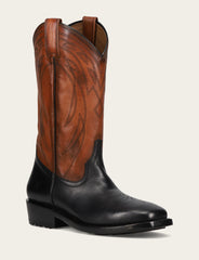 Men's Black Nash Deco Stitch Pull On Boots Black