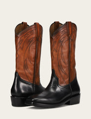 Men's Black Nash Deco Stitch Pull On Boots Black