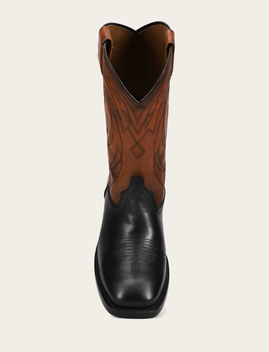 Men's Black Nash Deco Stitch Pull On Boots Black