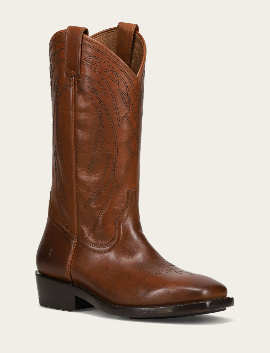 Men's Caramel Nash Deco Stitch Pull On Boots Caramel