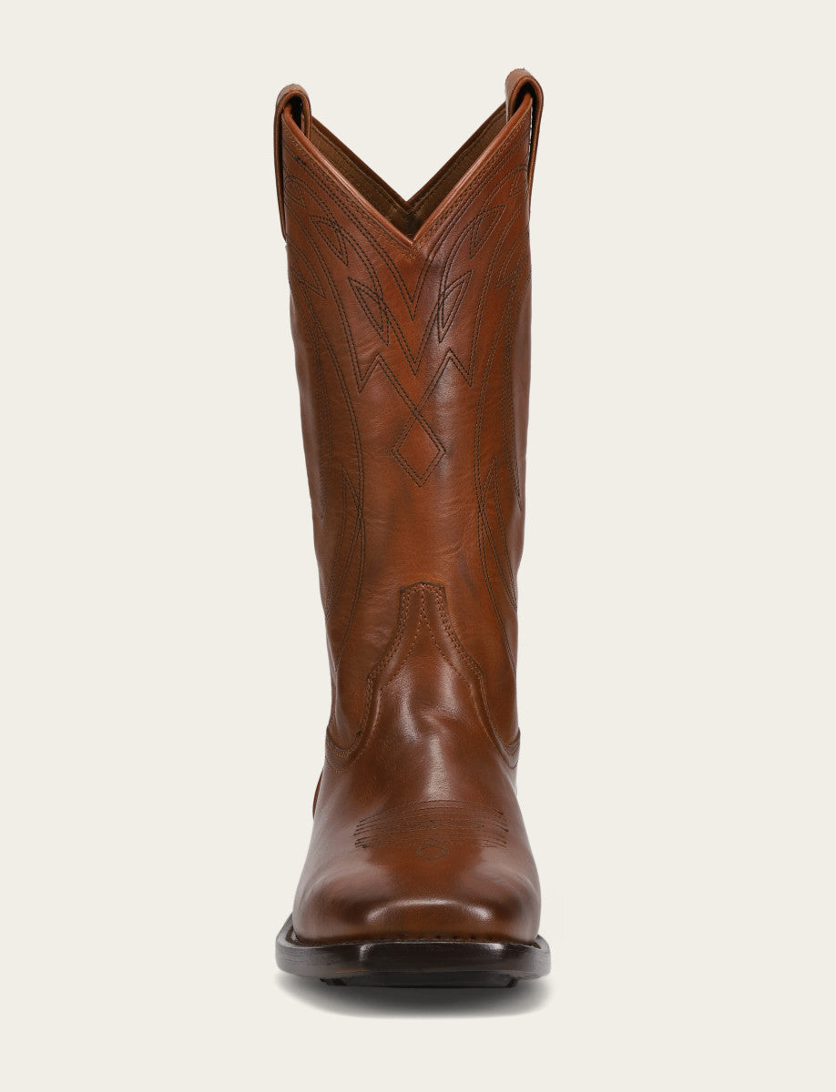 Men's Caramel Nash Deco Stitch Pull On Boots Caramel