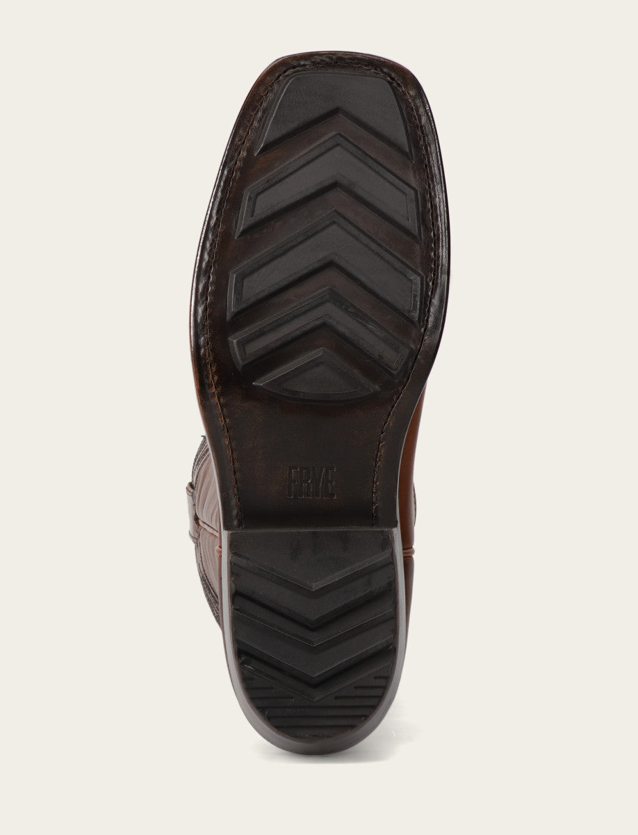 Men's Caramel Nash Deco Stitch Pull On Boots Caramel