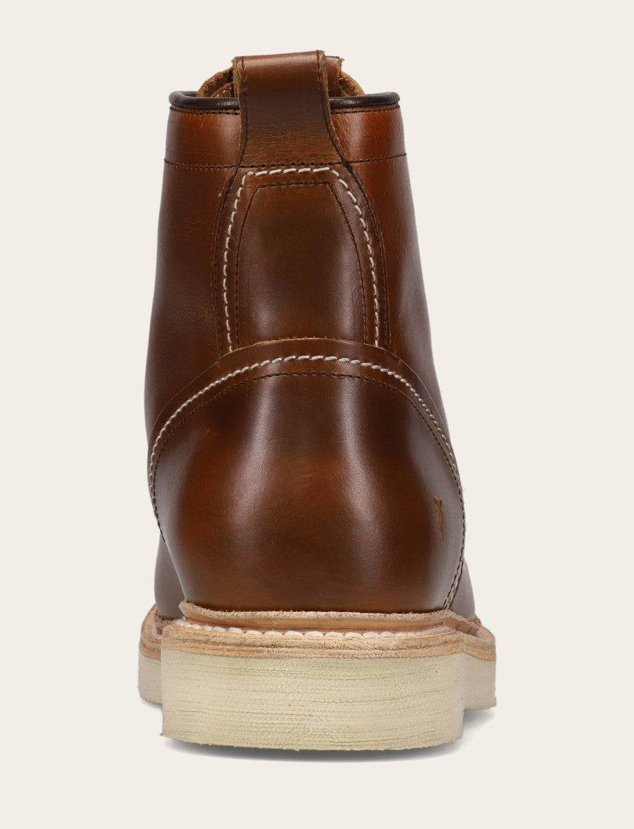 Men's Saddle Hudson Workboot Wedge Lace Ups Saddle