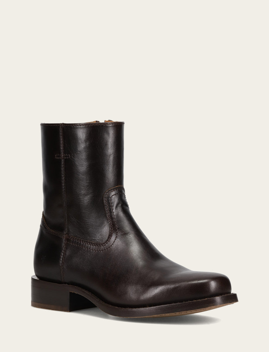 Men's Bourbon Campus Inside Zip Boot Bourbon