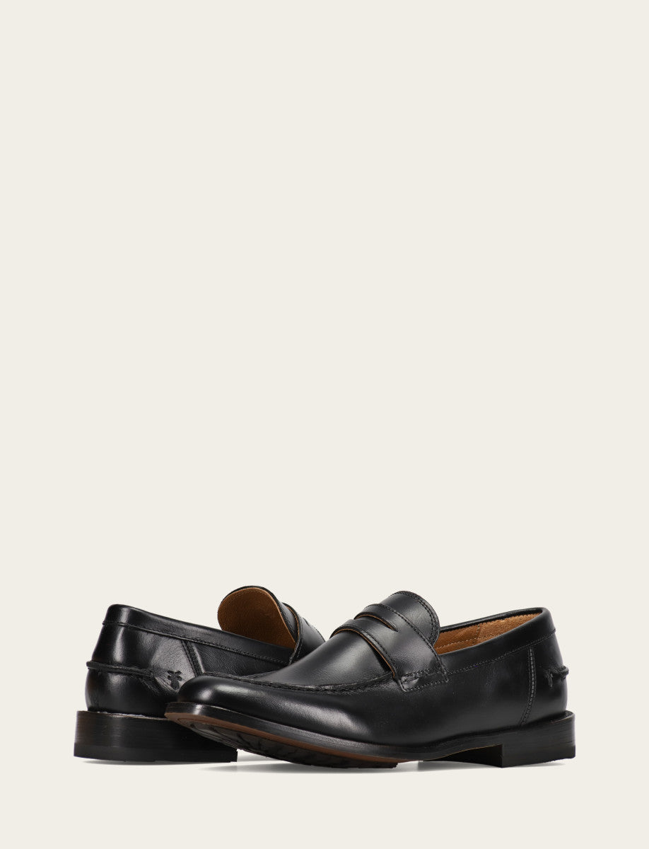 Men's Black Tyler Flex Penny Loafers Black