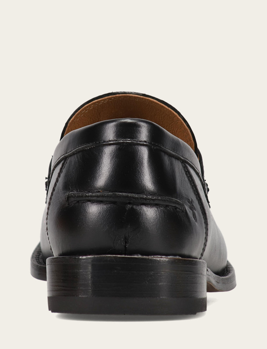 Men's Black Tyler Flex Penny Loafers Black