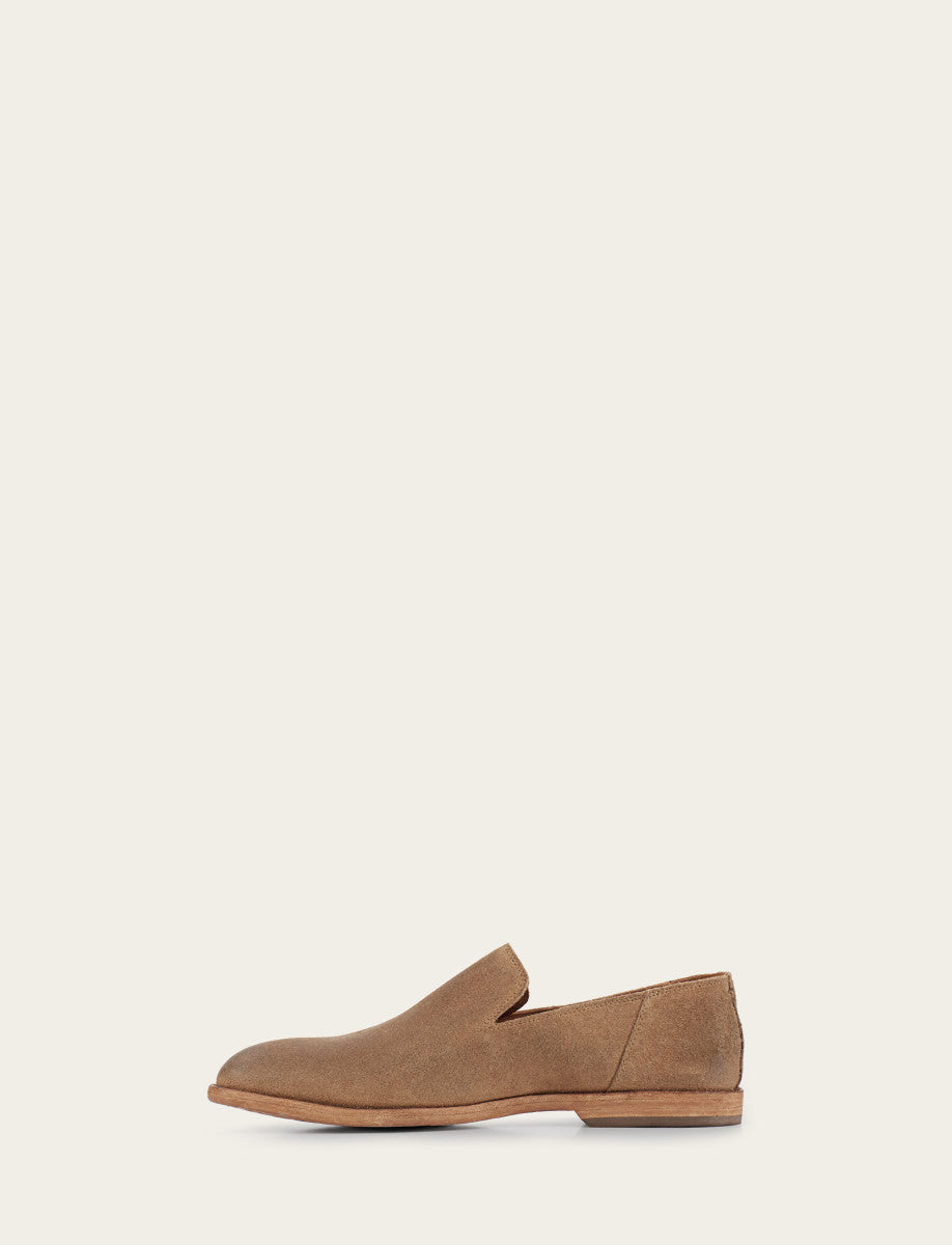 Men's Ash Waxed Suede Chris Venetian Loafers Ash Waxed Suede