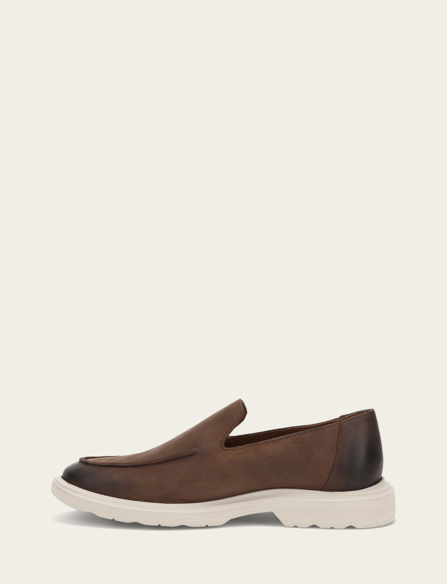 Men's Chocolate Connor Venetian Loafers Chocolate