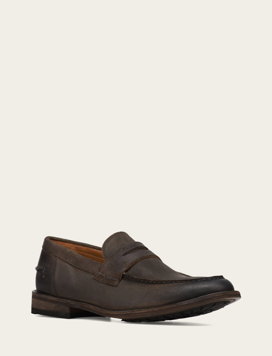 Men's Chocolate Tyler Flex Penny Loafers Chocolate
