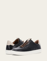 Men's Black Astor Low Lace Court Sneakers Black