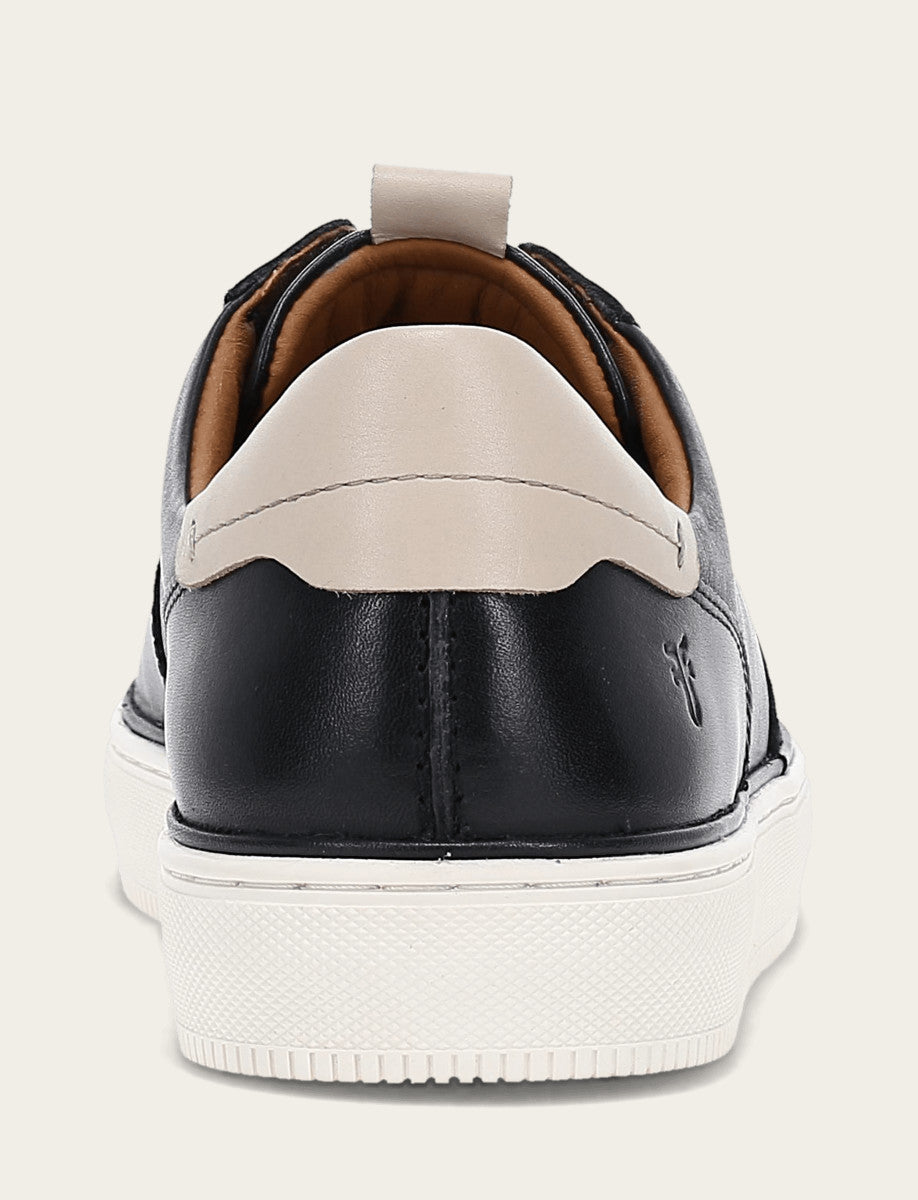 Men's Black Astor Low Lace Court Sneakers Black