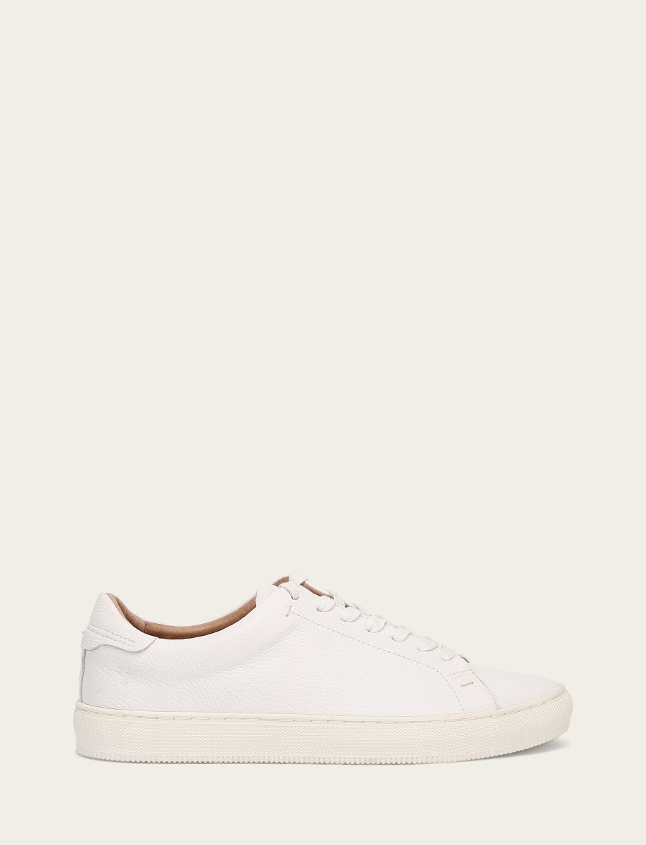 Men's White Astor Low Lace Slip On Sneakers White