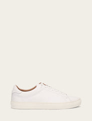 Men's White Astor Low Lace Slip On Sneakers White