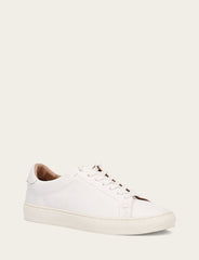 Men's White Astor Low Lace Slip On Sneakers White