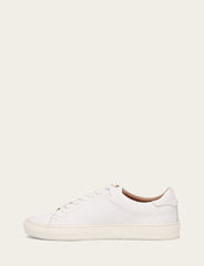 Men's White Astor Low Lace Slip On Sneakers White