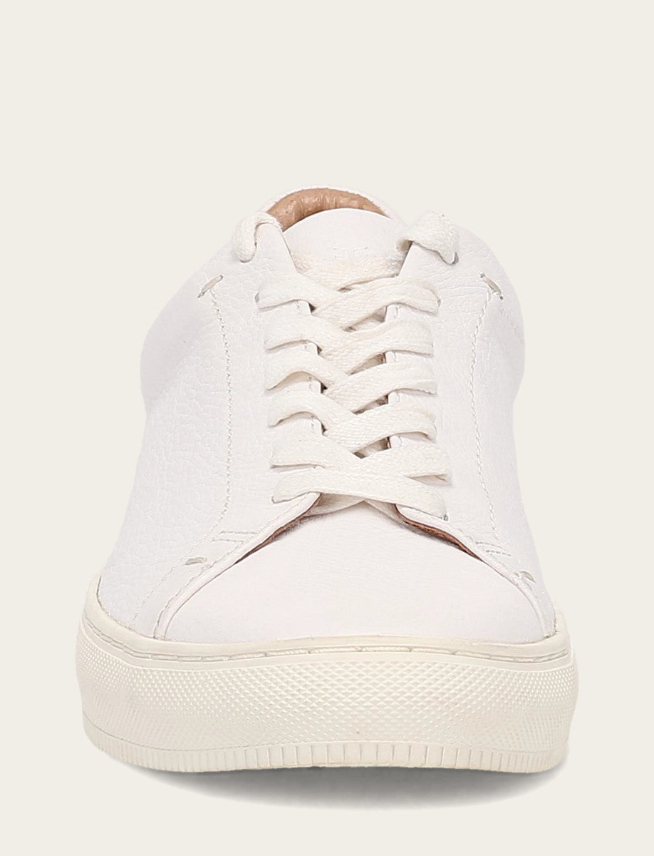 Men's White Astor Low Lace Slip On Sneakers White