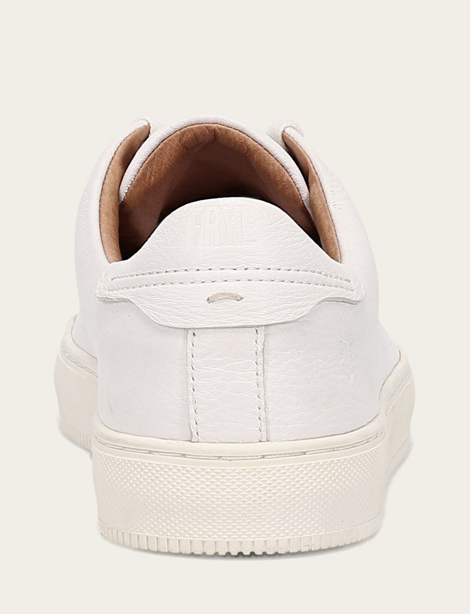 Men's White Astor Low Lace Slip On Sneakers White