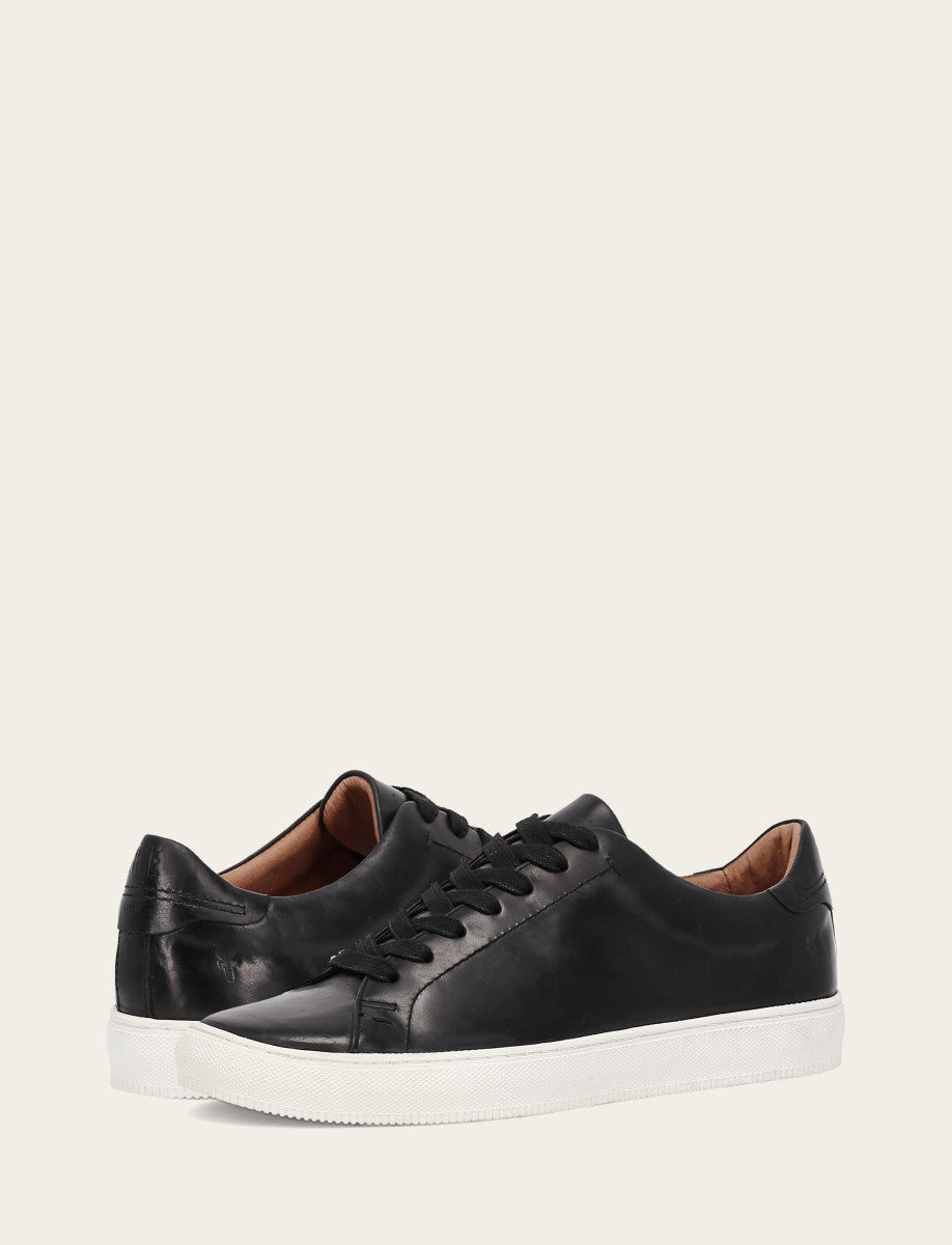 Men's Black Astor Low Lace Slip On Sneakers Black