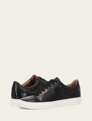 Men's Black Astor Low Lace Slip On Sneakers Black