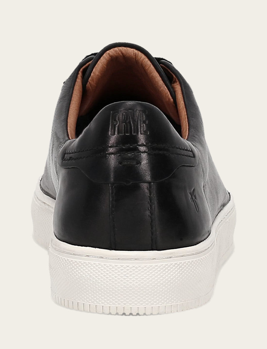 Men's Black Astor Low Lace Slip On Sneakers Black