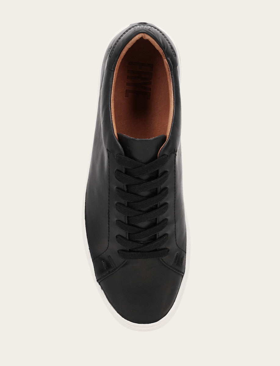Men's Black Astor Low Lace Slip On Sneakers Black