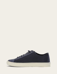 Men's Indigo Astor Cap Toe Low Lace Sneakers Indigo