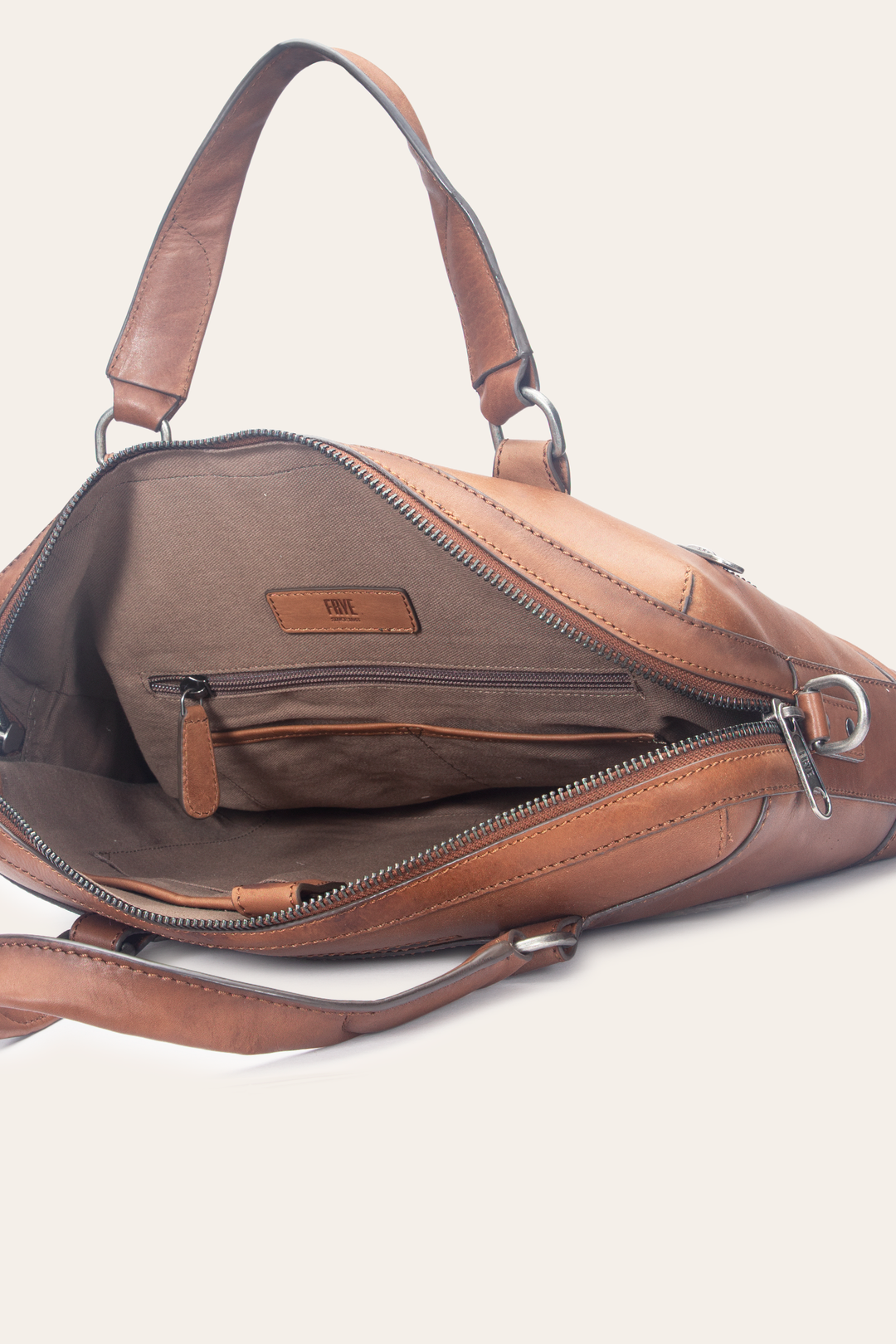 Nash Cognac Briefcase Cognac