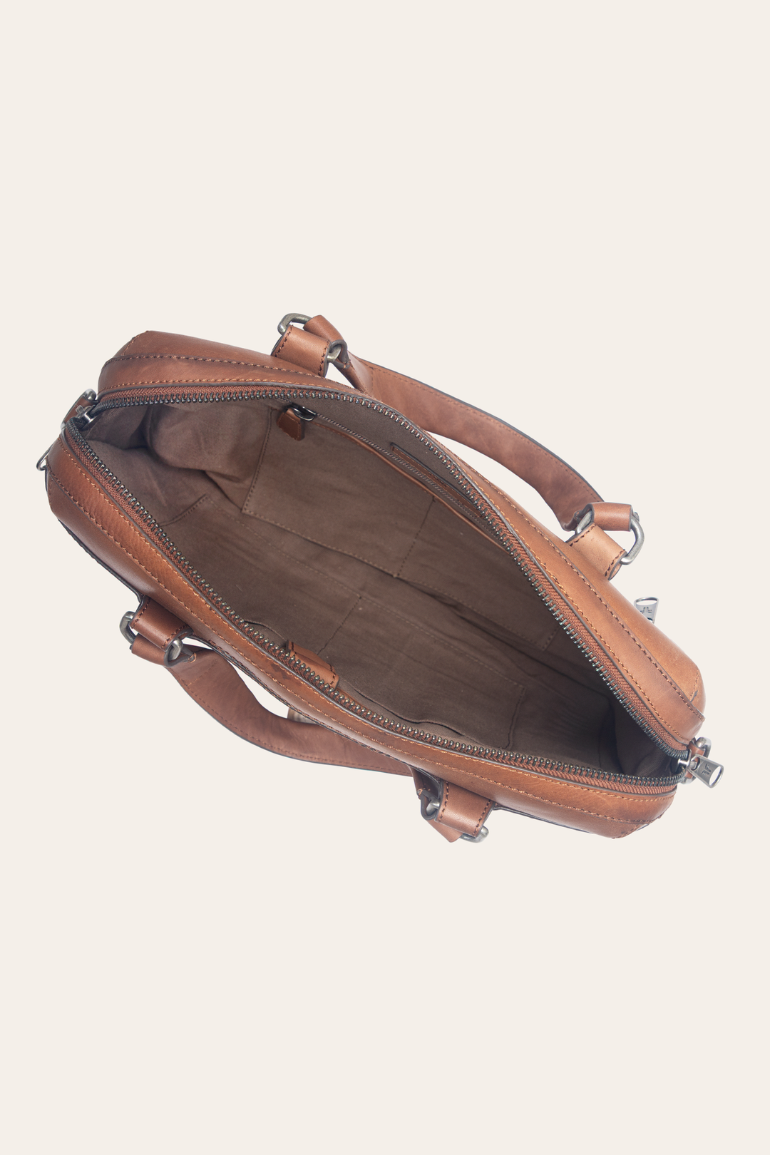 Nash Cognac Briefcase Cognac
