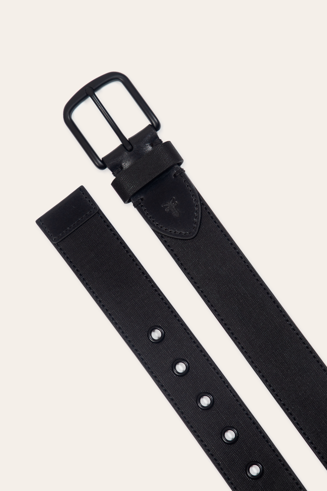 Men’s Black 38mm Coated Canvas Belt Black