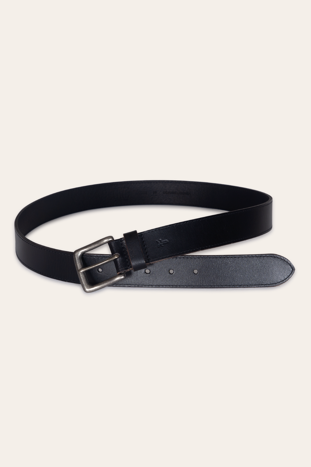 Men’s Black 35mm Pull Up Leather Belt Black