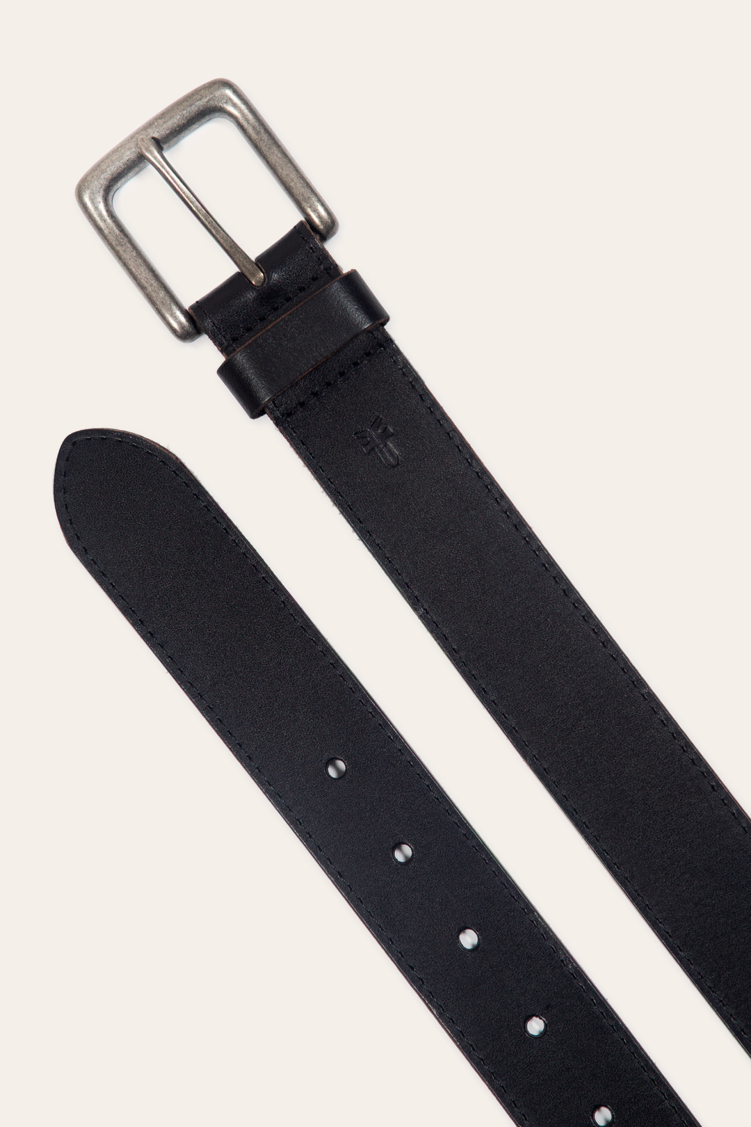 Men’s Black 35mm Pull Up Leather Belt Black
