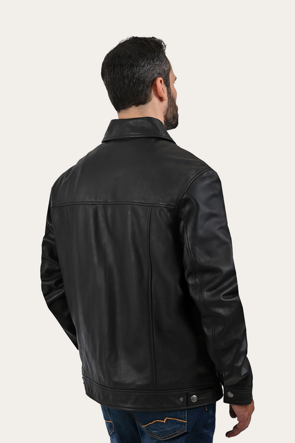 Black Baxter Trucker Jacket Black