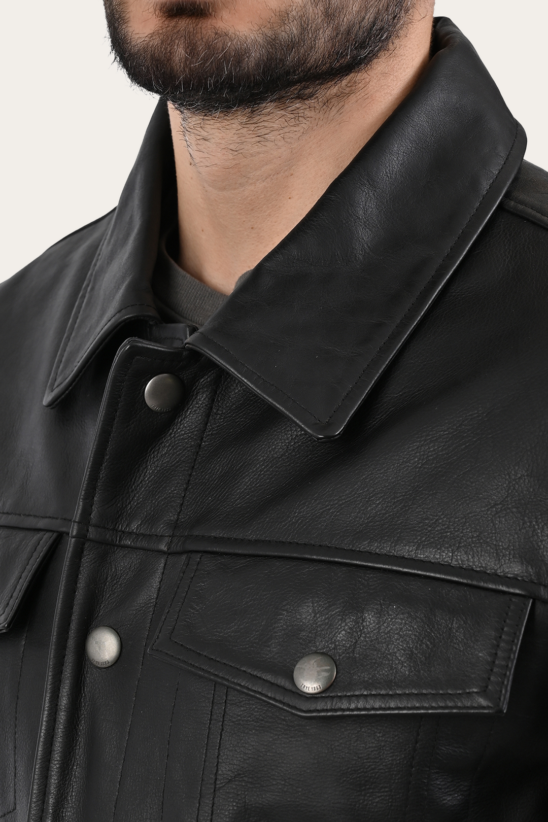 Black Baxter Trucker Jacket Black