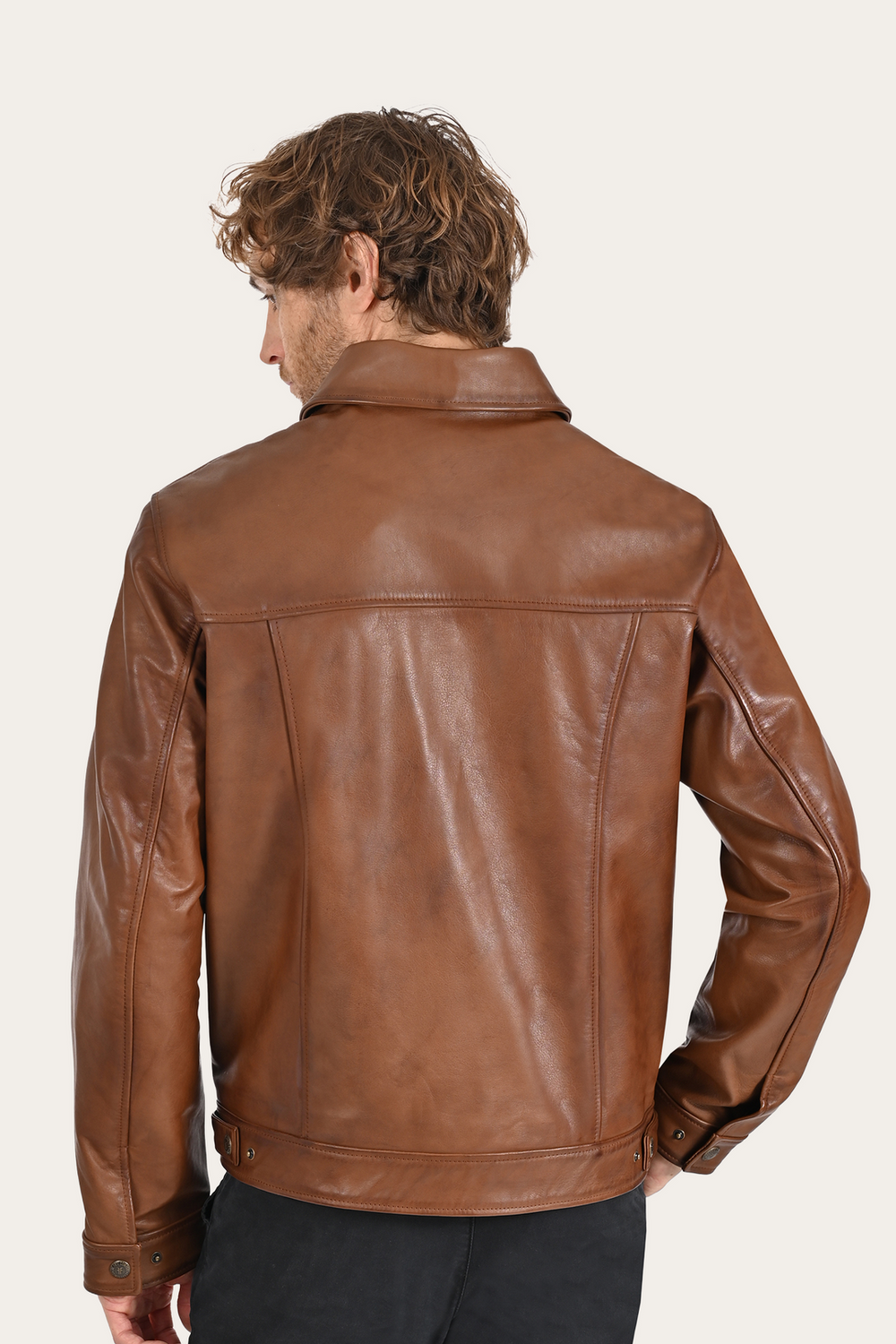 Brown Baxter Trucker Jacket Brown