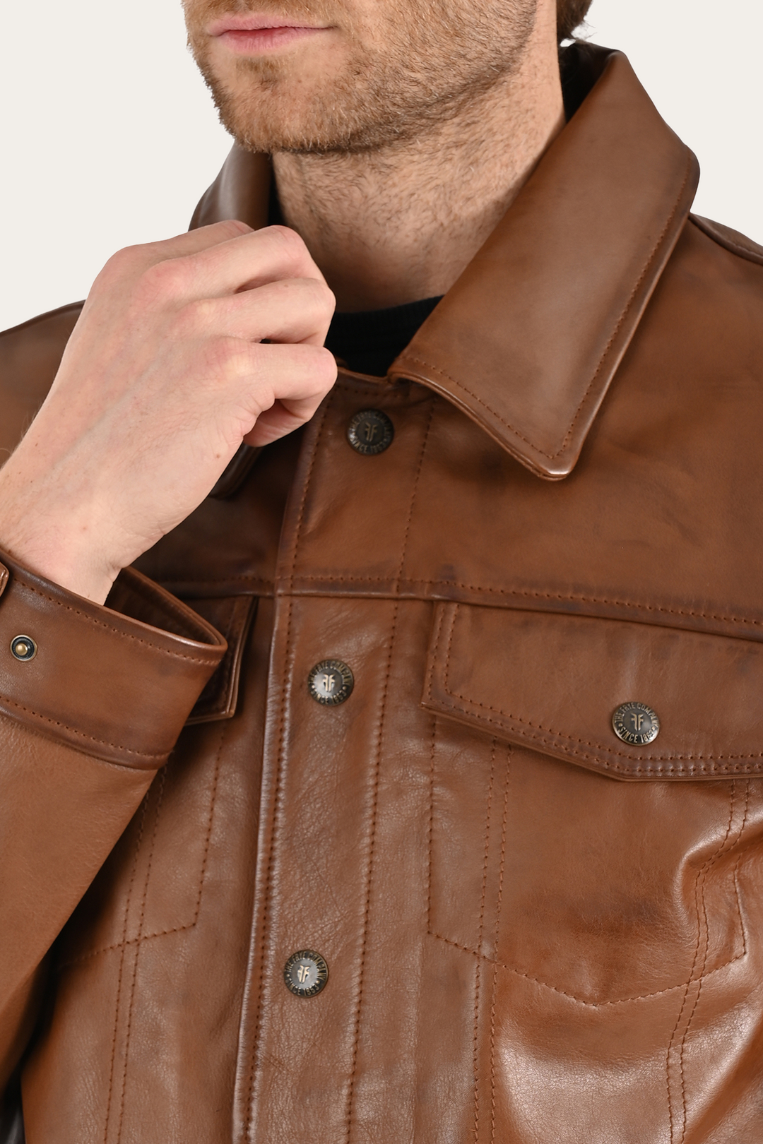 Brown Baxter Trucker Jacket Brown