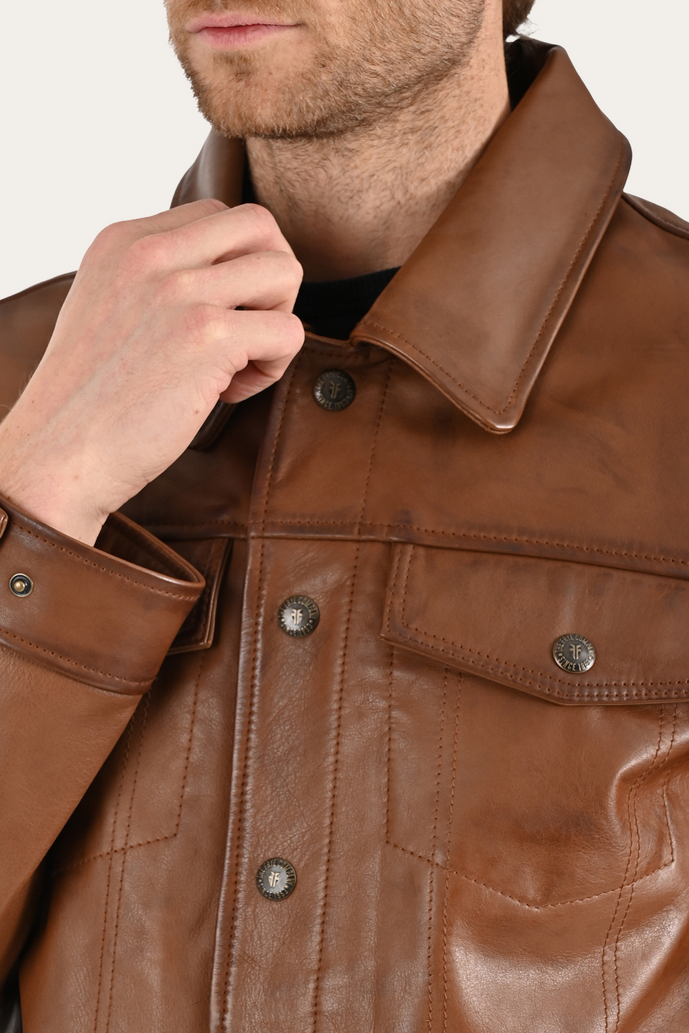 Brown Baxter Trucker Jacket Brown