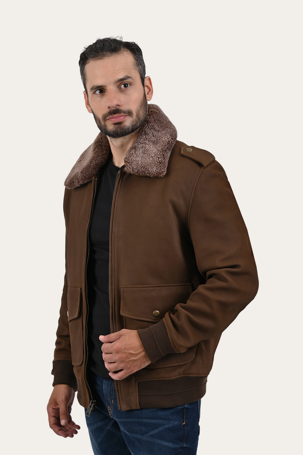 Brown Angus Jacket Brown