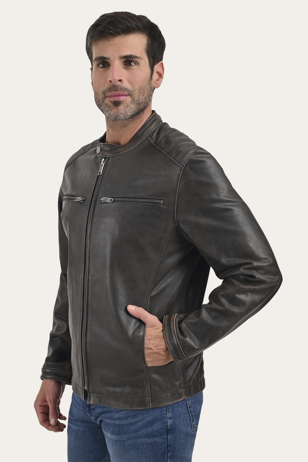 Rustler Racer Jacket Dark Brown
