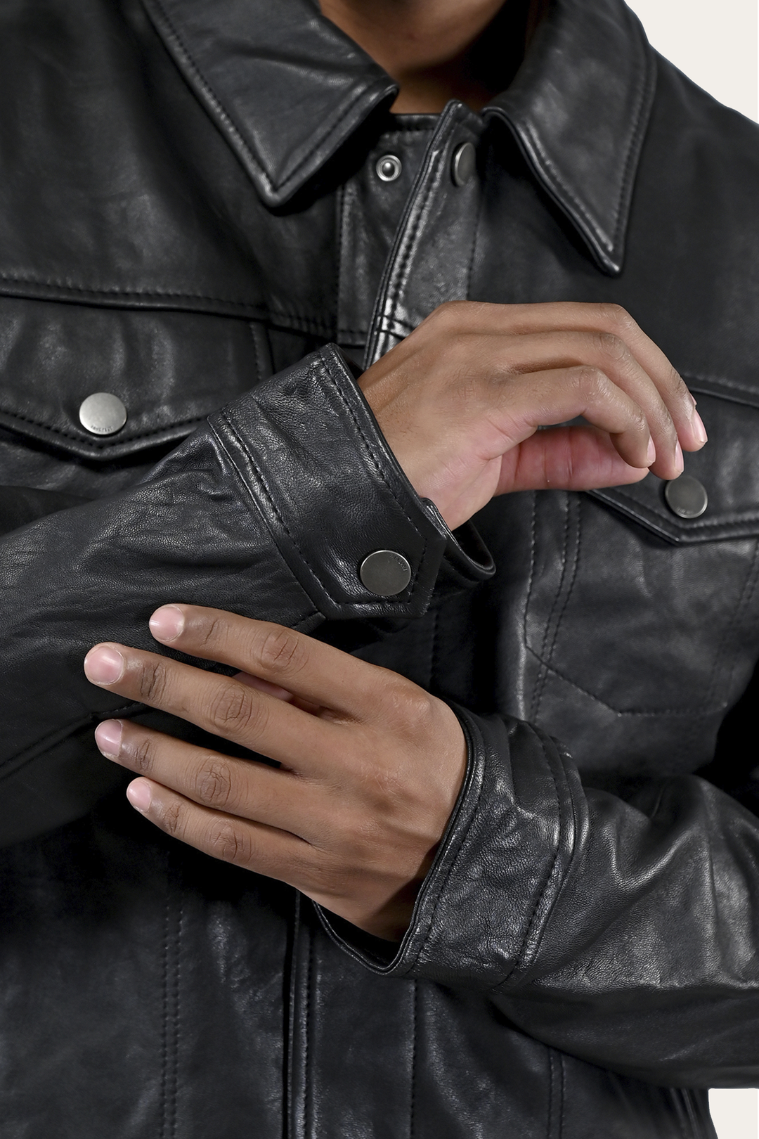 Ruffian Trucker Jacket Black