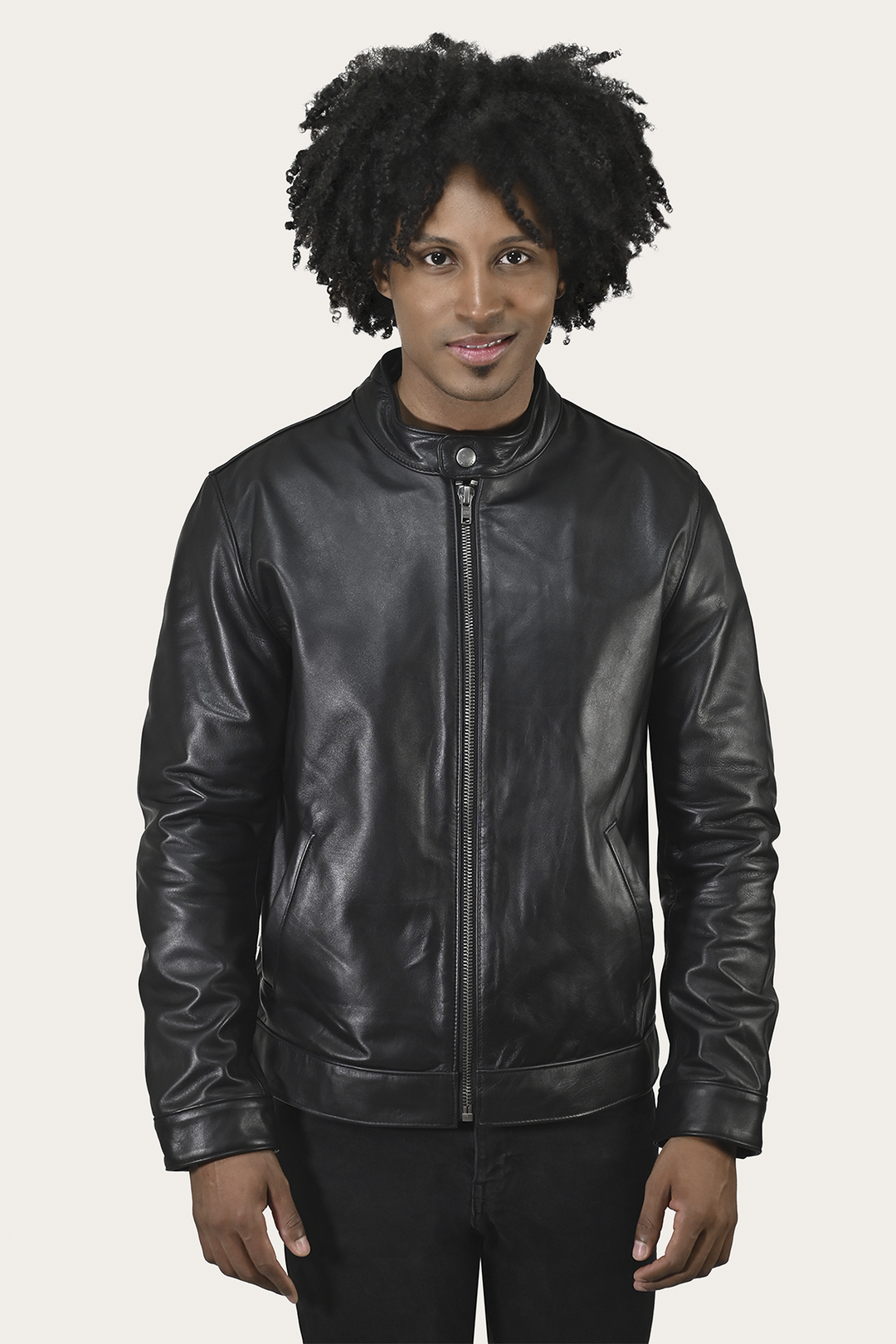 Homestead Racer Jacket Black Bright