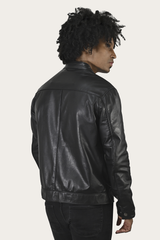 Homestead Racer Jacket Black Bright