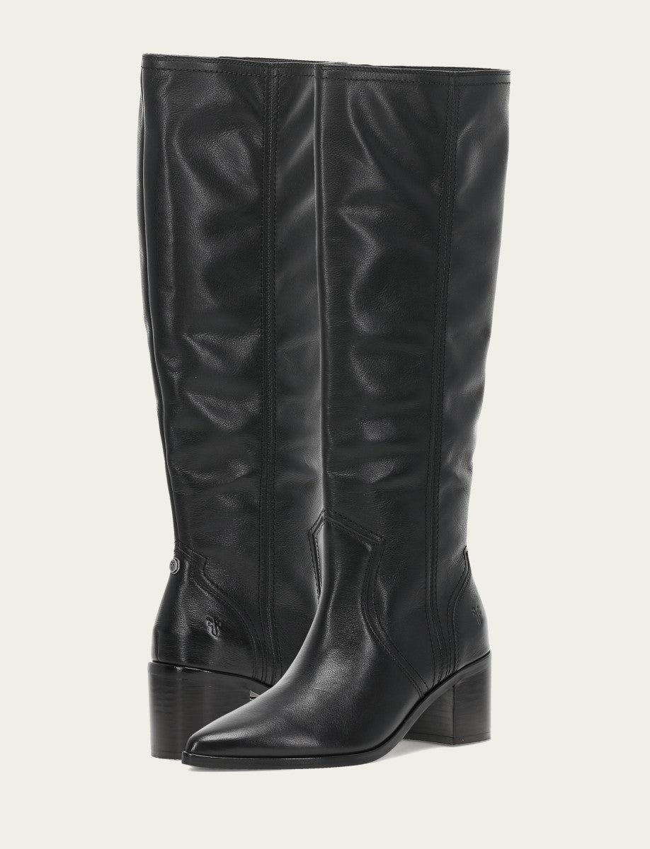 Women's Black Sadie Softy Tall Booties Black