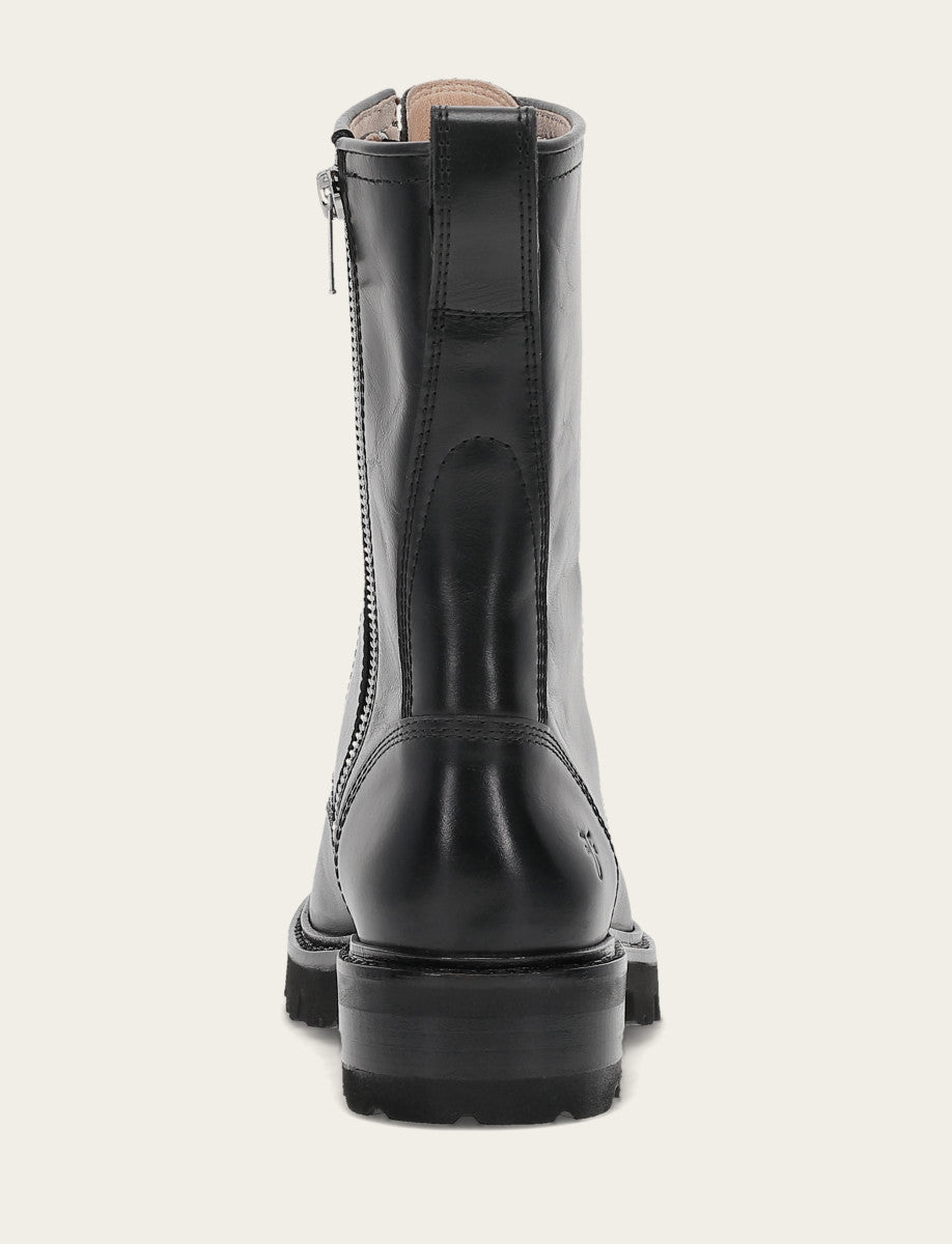 Women's Black Olivia Combat Boots Black
