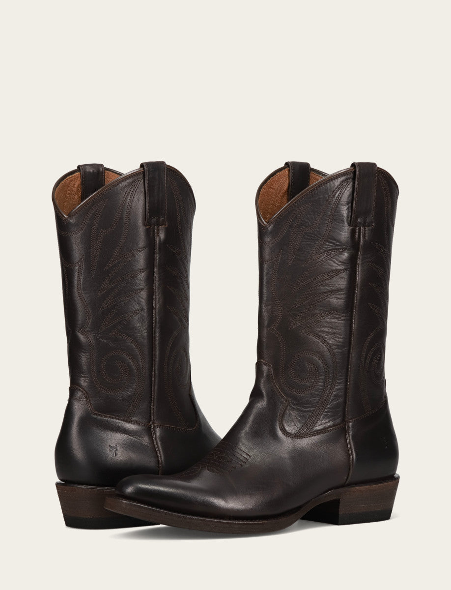 Men's Chocolate Grady Vintage Stitch Western Boots CHOCOLATE